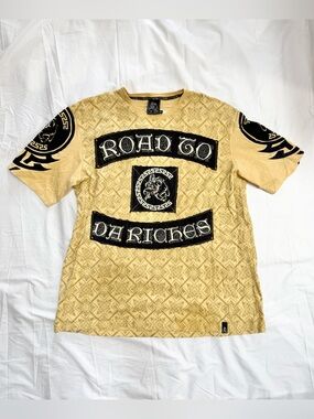 Cezer “Road to Da Riches” Embroidered Tee | Y2K Archive Streetwear